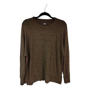 Aerie Women's Sweater Pullover green/Taupe cozy Warm lounge wear  top size XS